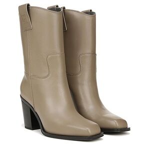Franco‎ Sarto Tan Heeled Boots Sleek Design​